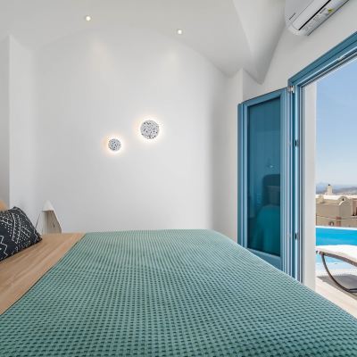 小型套房（帶海景的） Aegean Blue Luxury Suites優惠