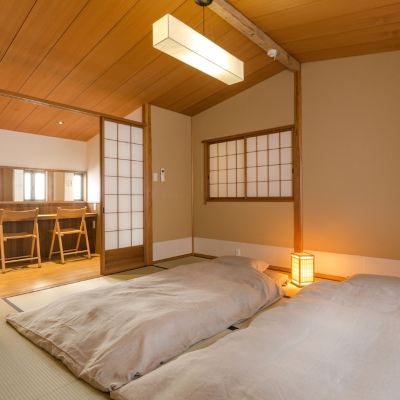 Japanese Style Townhouse with Garden View Wooden Bath, KAEDE