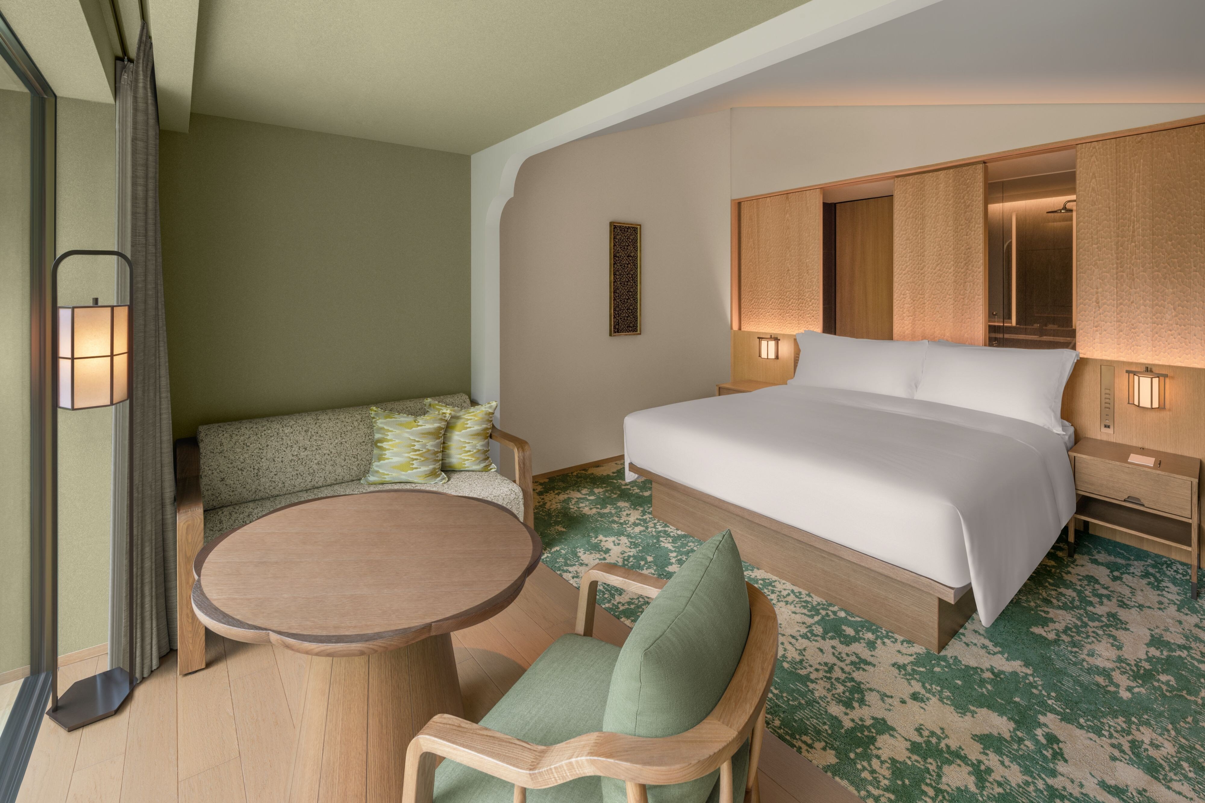 Shisui, a Luxury Collection Hotel, Nara標準特大床房