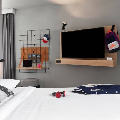 Family Room, 1 Queen Bed, Non Smoking (Moxy Sleeper) Moxy Cologne Bonn Airport Promo Code