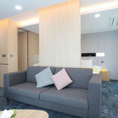 파노라믹 스위트, 킹사이즈침대 1개, 산 전망 코업시티호텔 성산 쿠폰