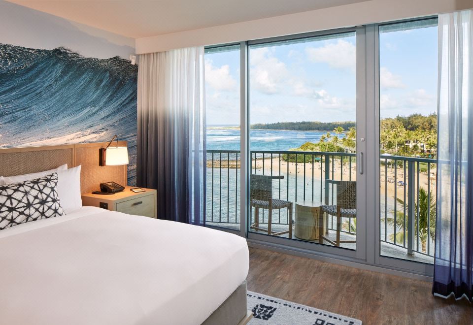 海景客房（2张大床，带阳台）