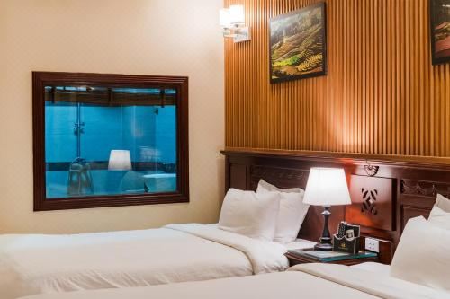 带城景的双床房