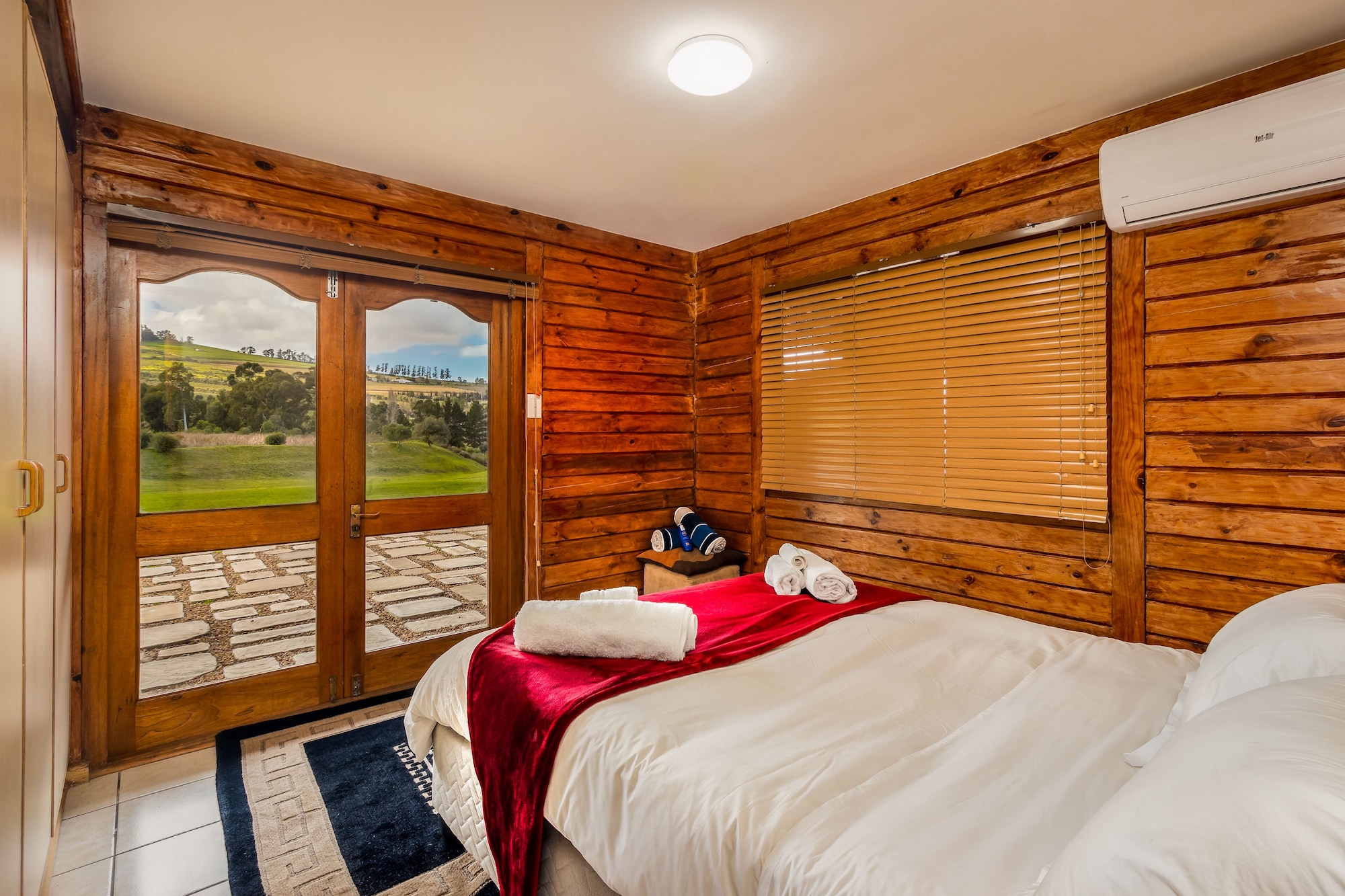 舒适小屋，葡萄园景观