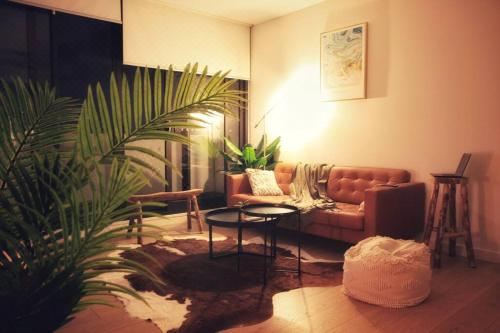 水景一卧室公寓 - 带阳台