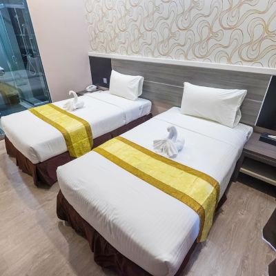 Bilik Superior 2 katil Single Kupon Indra Hotel