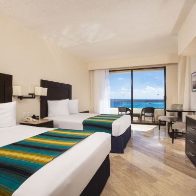 Standard Two Double Room with Ocean View Crown Paradise Club Cancun - All Inclusive Promo Code