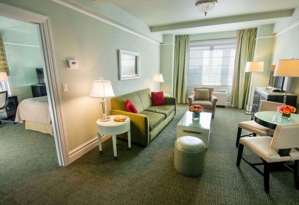 享有城市美景的行政一臥室套房