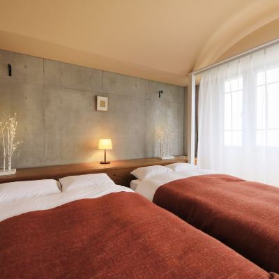 デラックス、バス付きツイン、オーシャンビュー 別府 風雅 クーポン