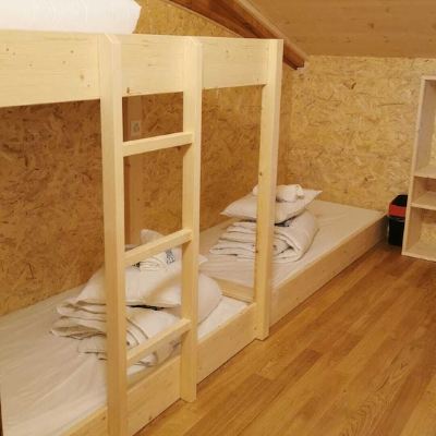Basic Triple 1 Twin Bunk Bed and 1 Twin Bed Room