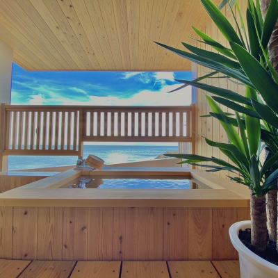 別館プレミアムフロアラグジュアリー、隣接ツインバス付、オーシャンビュー 星降る露天とかにまぶし　豊洋荘 クーポン