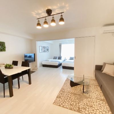 バルコニー付き1ベッドルームアパートメント102 おうちホテル宮島口 クーポン