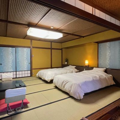 [シモンズベッド付き]和室 [非喫煙] [湖ビュー] 片山津温泉元湯の宿 かのや光楽苑 クーポン