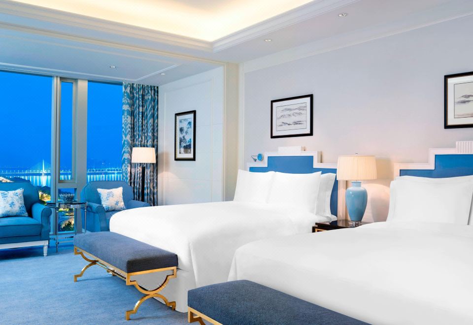 豪華江景雙床房