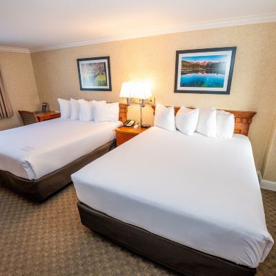 Standard Room, 2 Queen Beds, Refrigerator & Microwave Blue Door Inn Promo Code