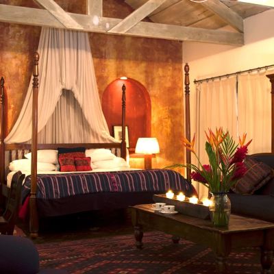 The Morning Suite Four-Poster King Bed, Hammock Terrace & Wood-Burning Fireplace Meson Panza Verde Promo Code