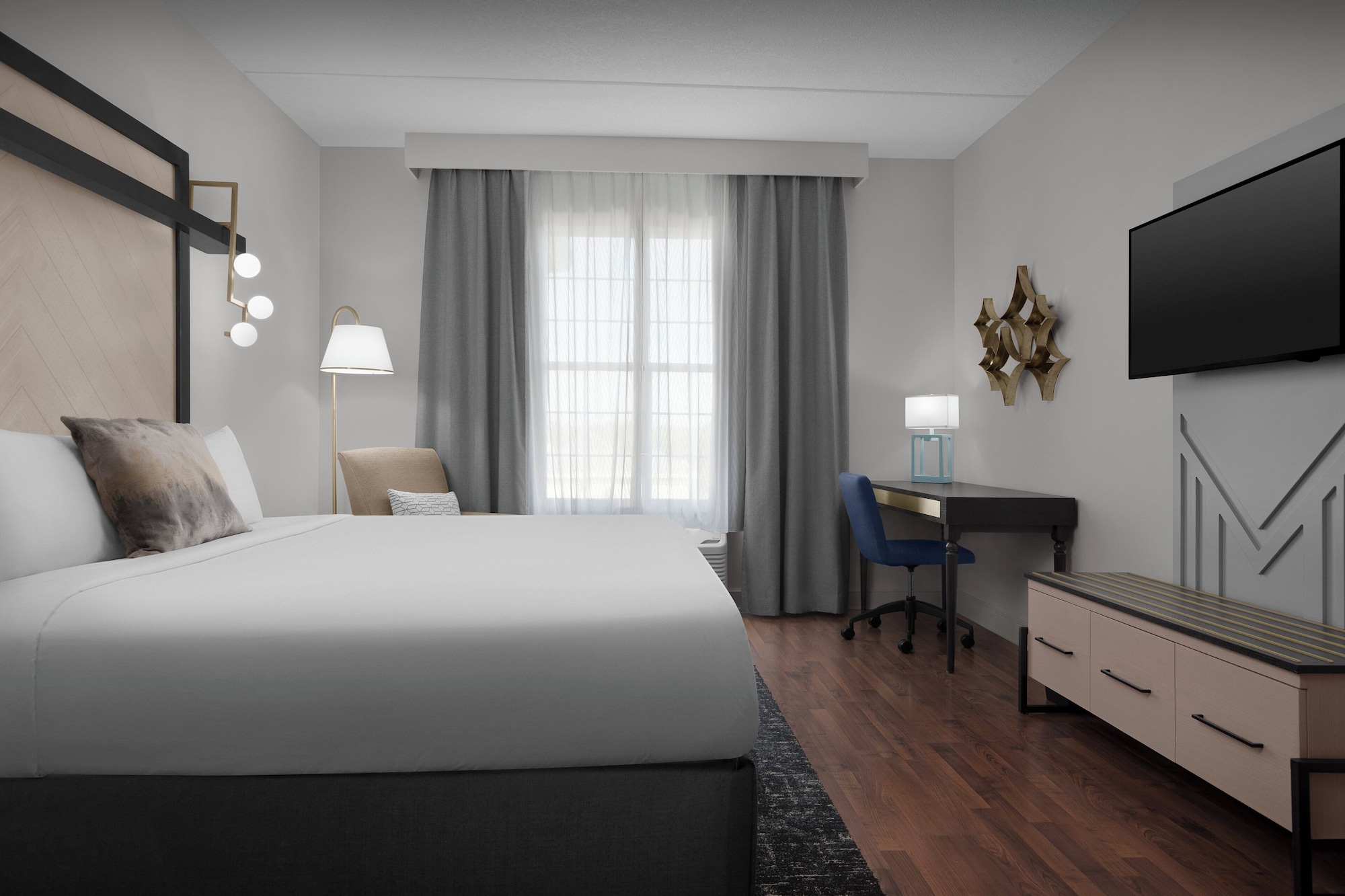 行动无障碍标准特大床房（带无障碍淋浴）