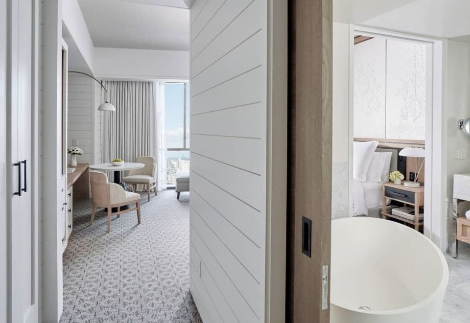 豪華客房， 2 張雙人床， 城市景觀