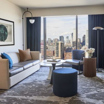 Suite, 1 Bedroom, Accessible (Patron, Roll-in Shower) Omni Boston Hotel at The Seaport Promo Code