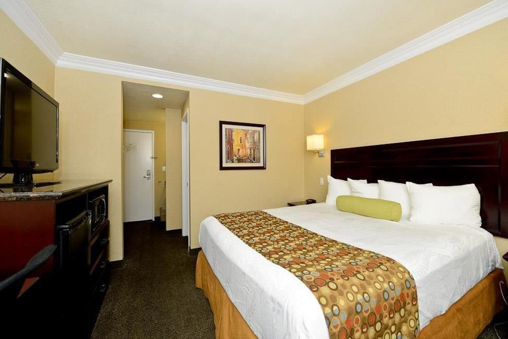 1张特大床，无烟，微波炉和冰箱，工作桌，Wi-Fi