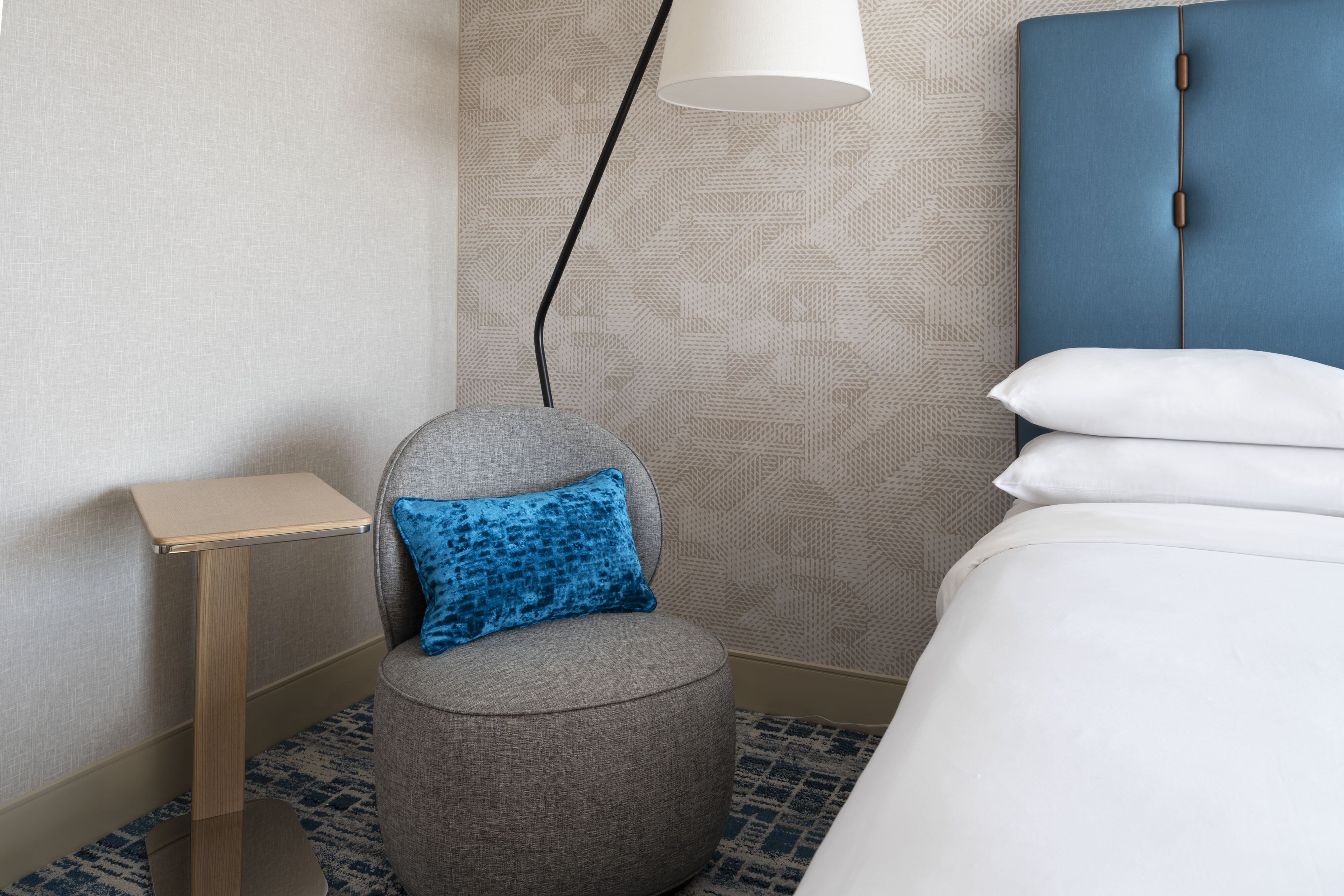 市景大型客房，配备两张双人床