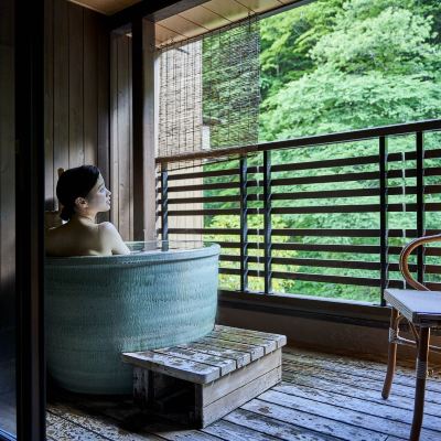 Luxury Triple Room, Non Smoking, Mountain View (1st Floor, Petite Private Hot Spring) 豊島屋 クーポン