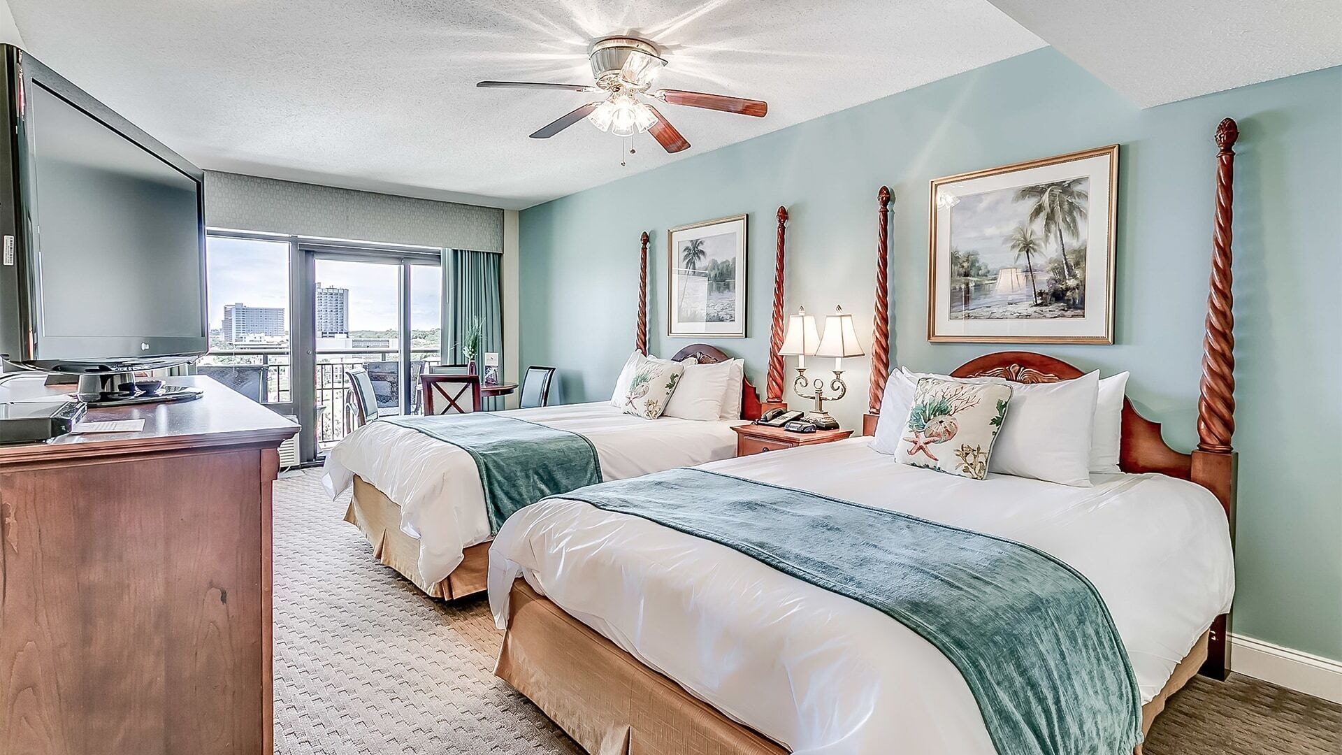 Island Vista Resort海景两张大床房