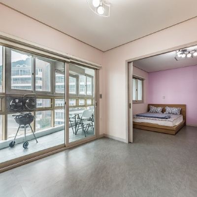 Room 601 (Bed Room) 부산 해운대송정미연펜션 쿠폰