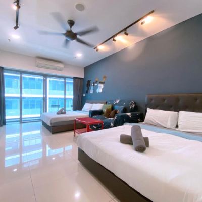 Bilik Keluarga Superior Kupon Summer Suites Bernice