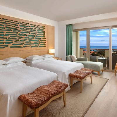 尊貴豪華海景雙床房（超寬舒適雙床） 三亞海棠灣喜來登度假酒店優惠