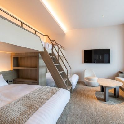 標準間，4張床帶浴室 函館FAV飯店優惠