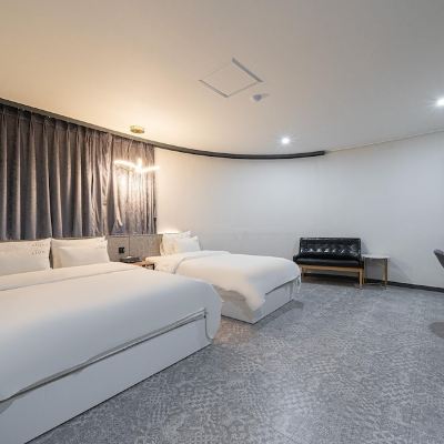 Room (Suite Twin (65"Smart Tv Netflix Air) Cheongju Hotel Leon 쿠폰