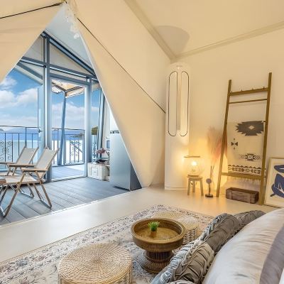 Glamping A-1 (Ocean View, 2nd Floor) 대부도(영흥도) 온더비치풀빌라 쿠폰