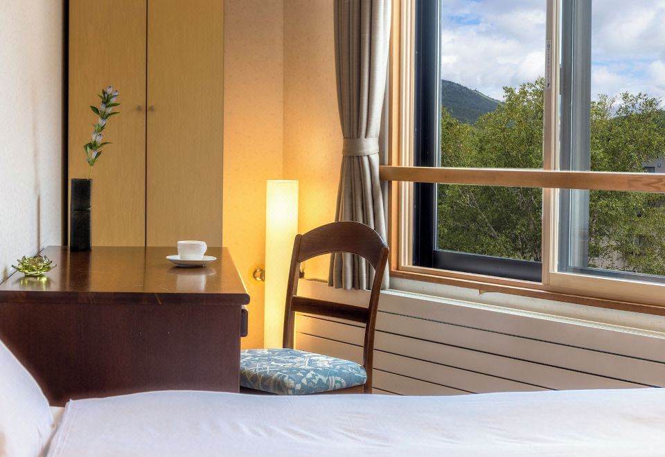 经济双床房，带浴室-山脉景观