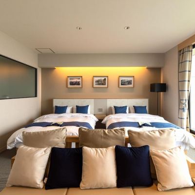 Modern Japanese Western-Style Japanese Room With 12.5 Tatami-Non-Smoking With Lake View And Nightlife View 玉造国際ホテル　Ｒｉｖａｇｅ　Ｃｈｏｒａｋｕ クーポン