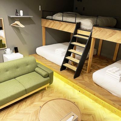 デラックス トリプルルーム II ダブルベッド3台＆ソファ1台-禁煙 ゾンク中洲であい橋 クーポン