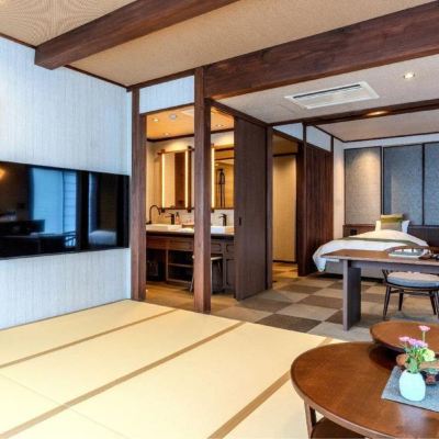 ベッド付き和洋室 (ワタスゲタイプ, センユウテイウイング) 草津温泉 奈良屋 クーポン