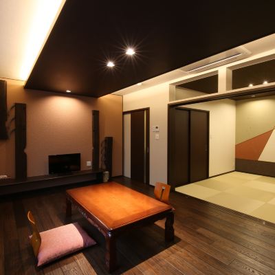 [Renovated In 2016, 12 Tatami + 6 Tatami Two Rooms] Floor Heating (W) [Capacity: 8 People] [Japanese Room] [Non-Smoking] Nakaya Ryokan Promo Code