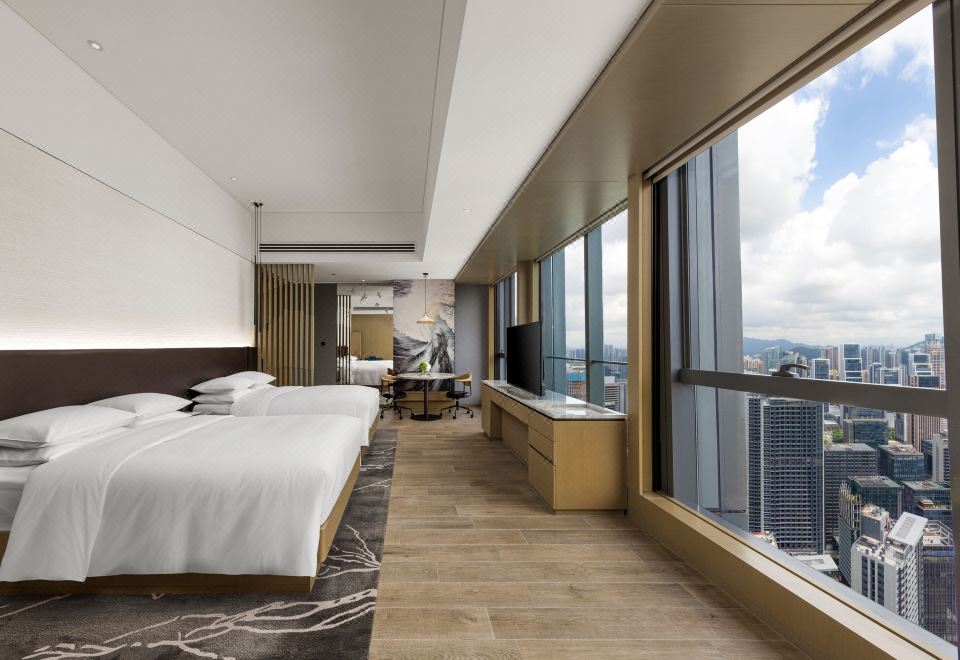 精選城景特大雙床房