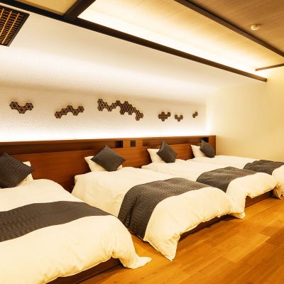 シティビュールーム(ベッド4台)(浴室)(本館) 湯之助の宿　長楽園 クーポン