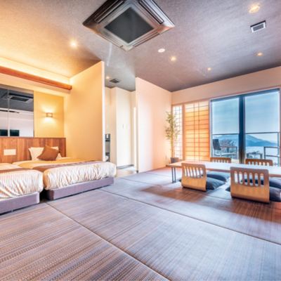 和美麗ジュニアスイート専用テラス 総檜専用露天風呂付 禁煙 リブマックスリゾート宮浜温泉 Ocean クーポン