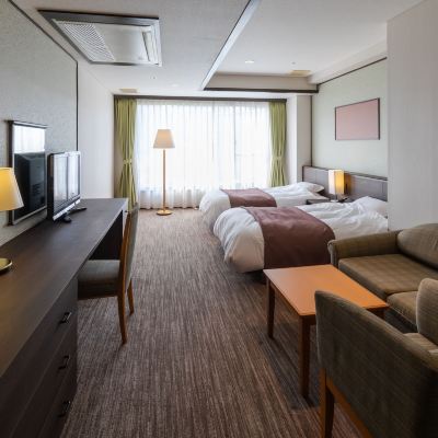 【禁煙】洋室スタンダードツイン 湯めぐりの宿 修善寺温泉 桂川 クーポン