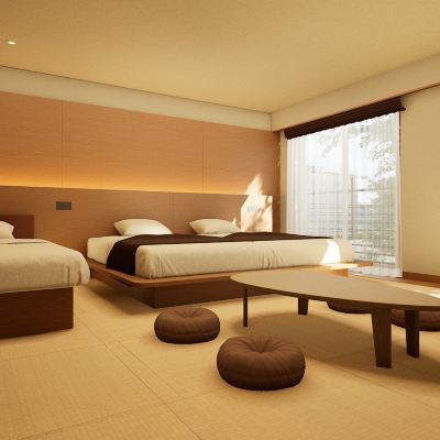 リニューアル和風ツイン34～42㎡【千鳥・夢あかり】 別府温泉 竹と椿のお宿 花べっぷ クーポン