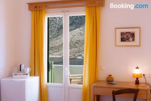 标准双人房，局部海景