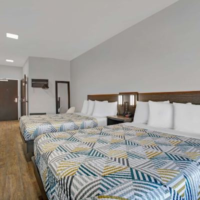2 Queen Beds | Non-Smoking, Kitchen, Shower Motel 6 Monahans, TX Promo Code