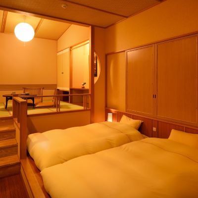 Japanese-Western Style Maisonette Room with Open-Air Bath