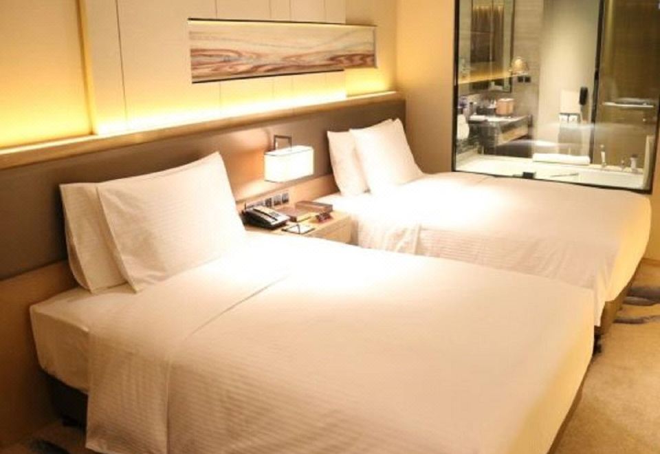 Wanda Realm BengbuExecutive Deluxe Twin Room (Central C Position Scenic View + High Floor)