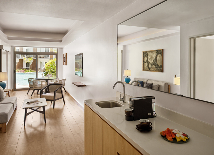 花园景两卧室家庭套房