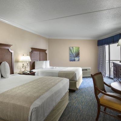 Lowrise Efficiency Room, Partial Ocean View, 2 Queen Beds, Stair Access Only Holiday Inn at The Pavilion - Myrtle Beach Promo Code