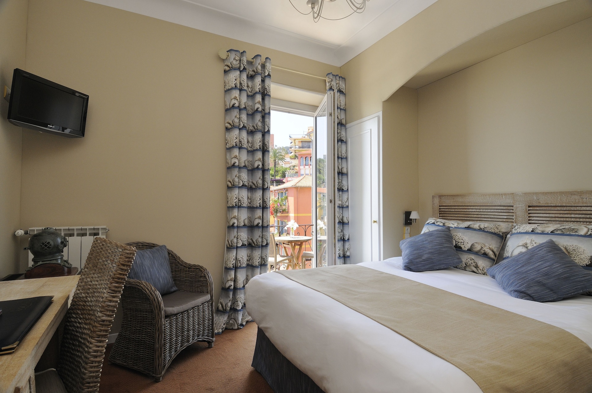 经典双人房，海景和地点景观